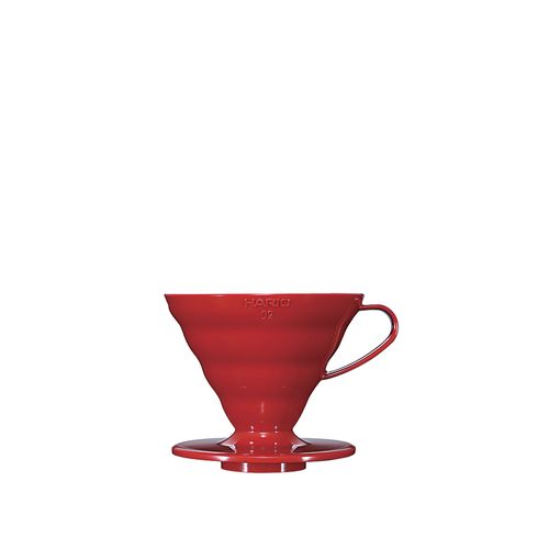 Coador Hario V60 Acrílico Vermelho Tamanho 02