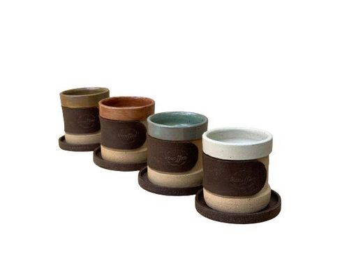 Conjunto de 4 Copinhos de Café Recoffee
