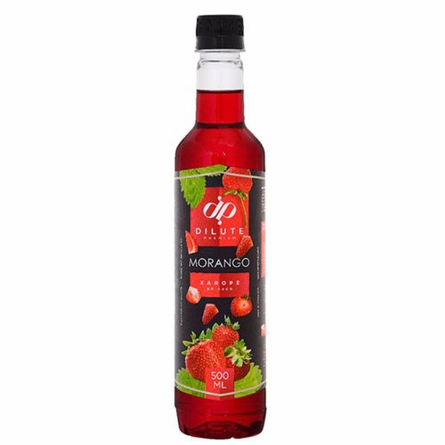 Xarope Morango 500ml - DILUTE