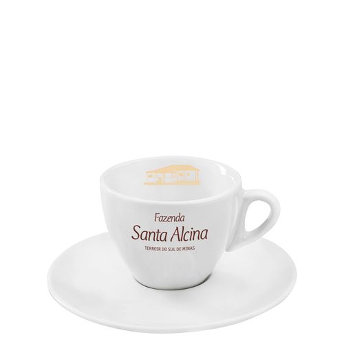 Xícara de café com pires Santa Alcina