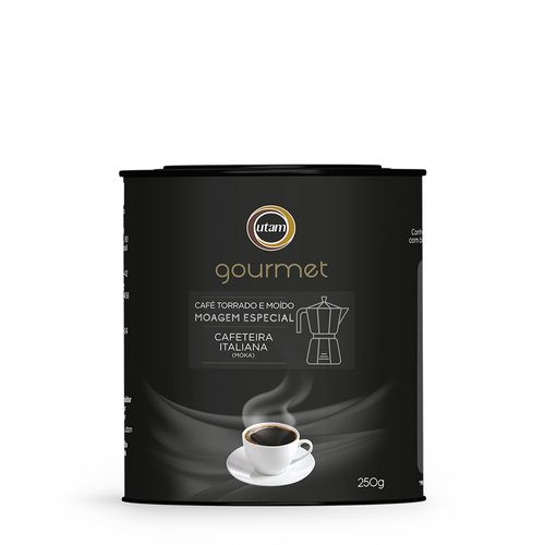 Café Gourmet Torrado e Moído 250g - Cafeteira Italiana