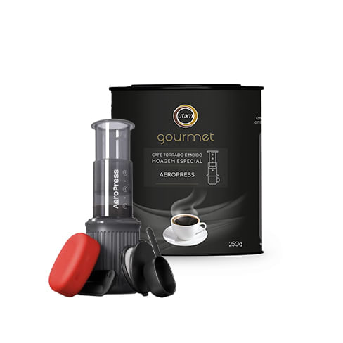 Kit Aeropress Go + Café Gourmet 250g