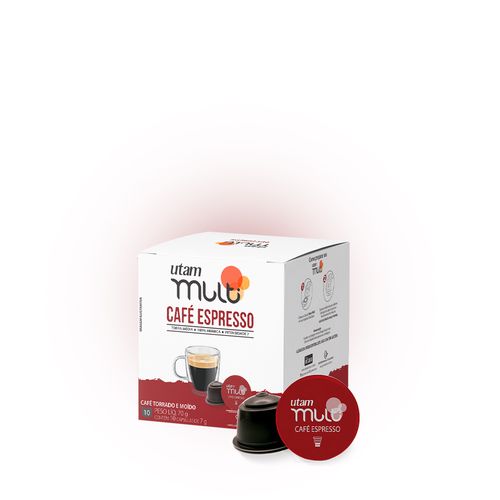 Café Espresso Utam Multi 10 cápsulas - Compatíveis Dolce Gusto®*